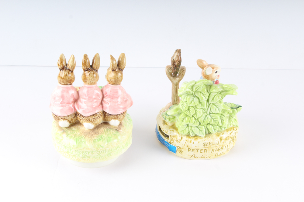 Beatrix Potter Music Boxes