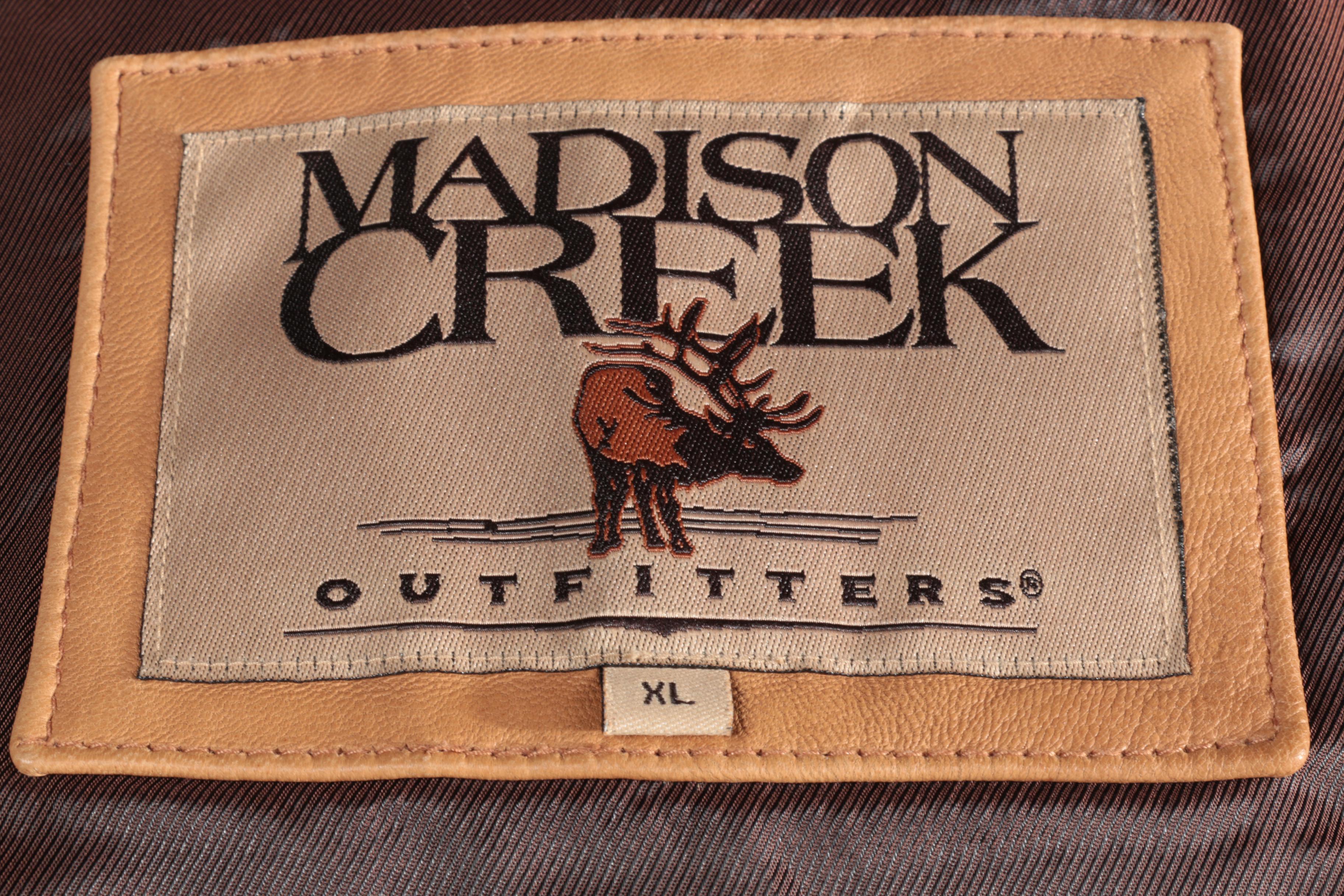 Men's Madison Creek Outfitters Tan Leather Jacket