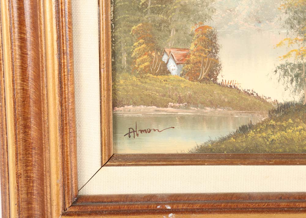 Vintage Oil Paintings on Canvas