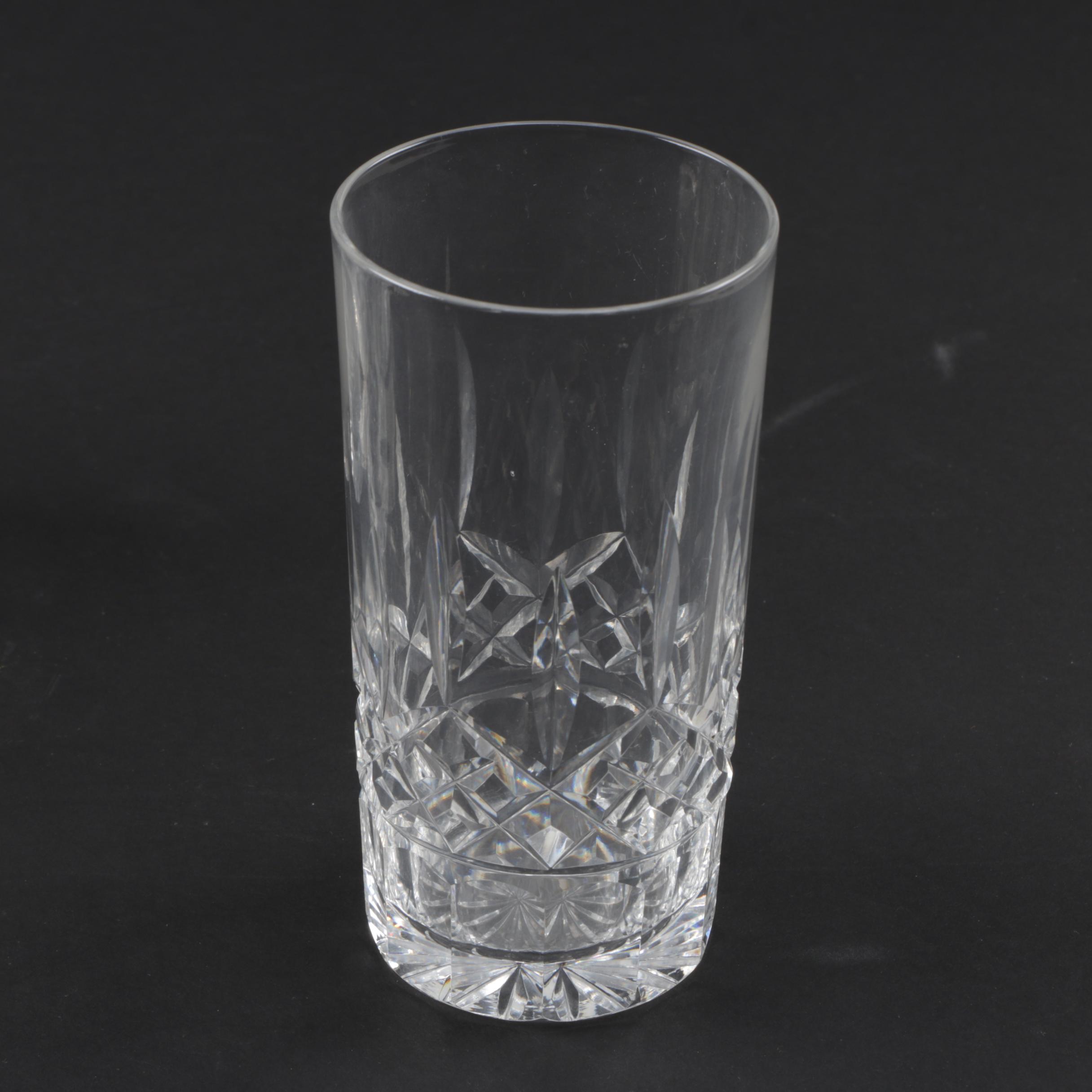 Waterford "Lismore" Crystal Highball Glasses