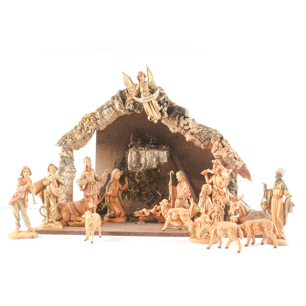1983 Vintage Italian Fontanini Nativity Set