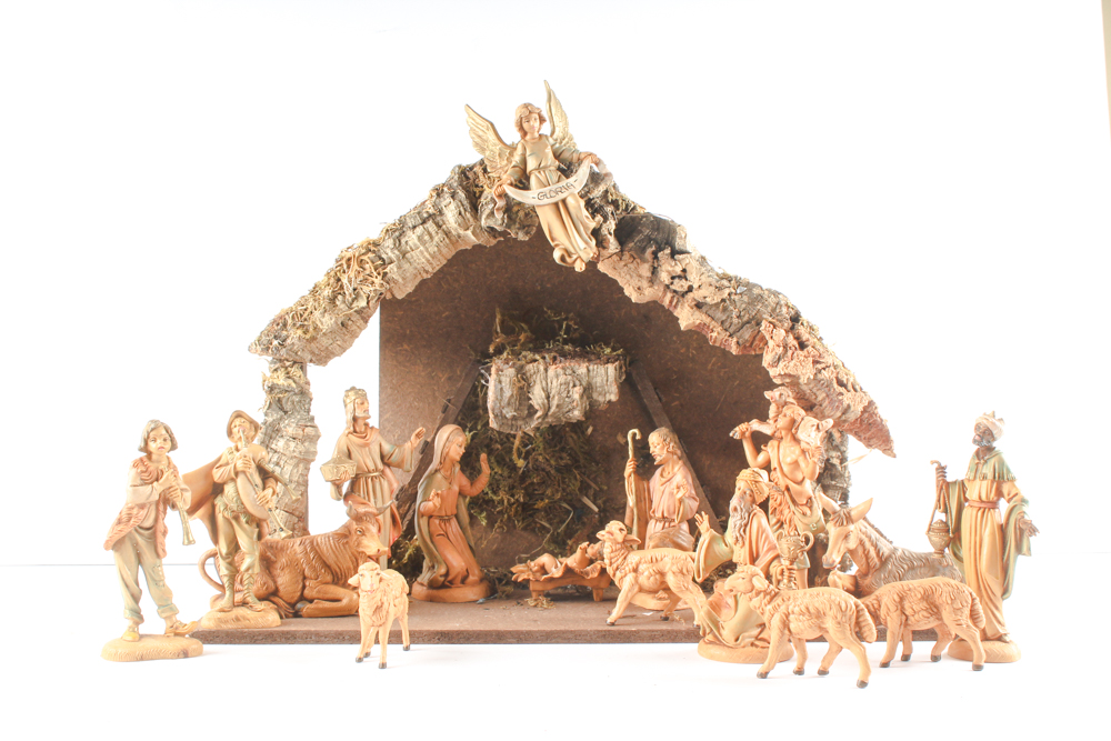1983 Vintage Italian Fontanini Nativity Set