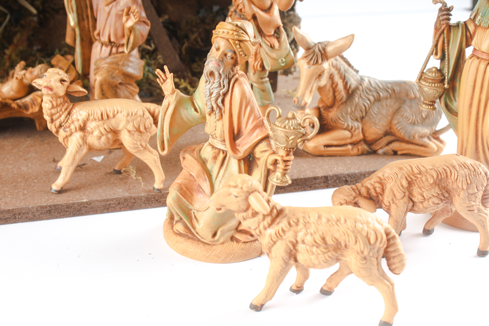 1983 Vintage Italian Fontanini Nativity Set