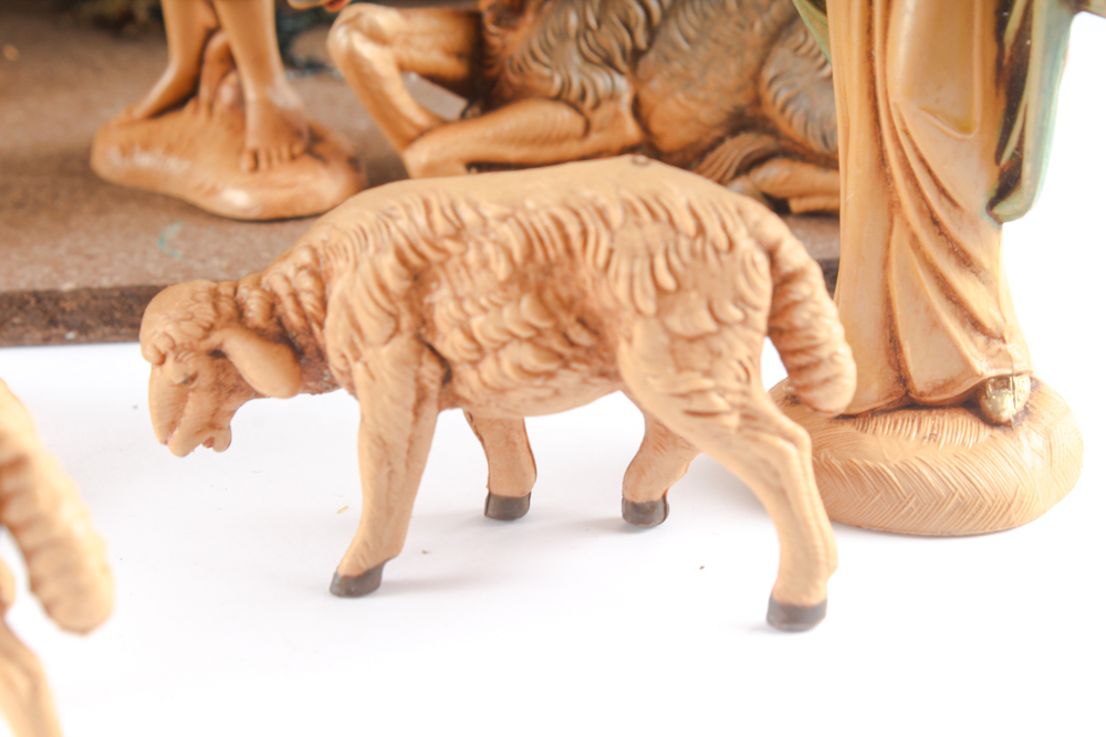 1983 Vintage Italian Fontanini Nativity Set