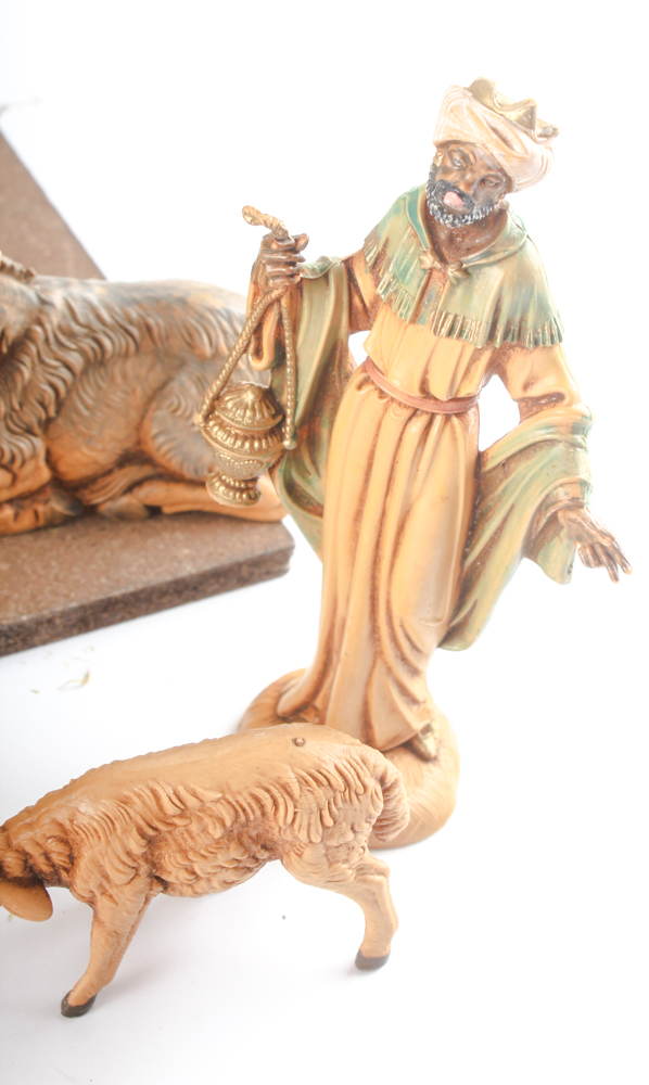 1983 Vintage Italian Fontanini Nativity Set