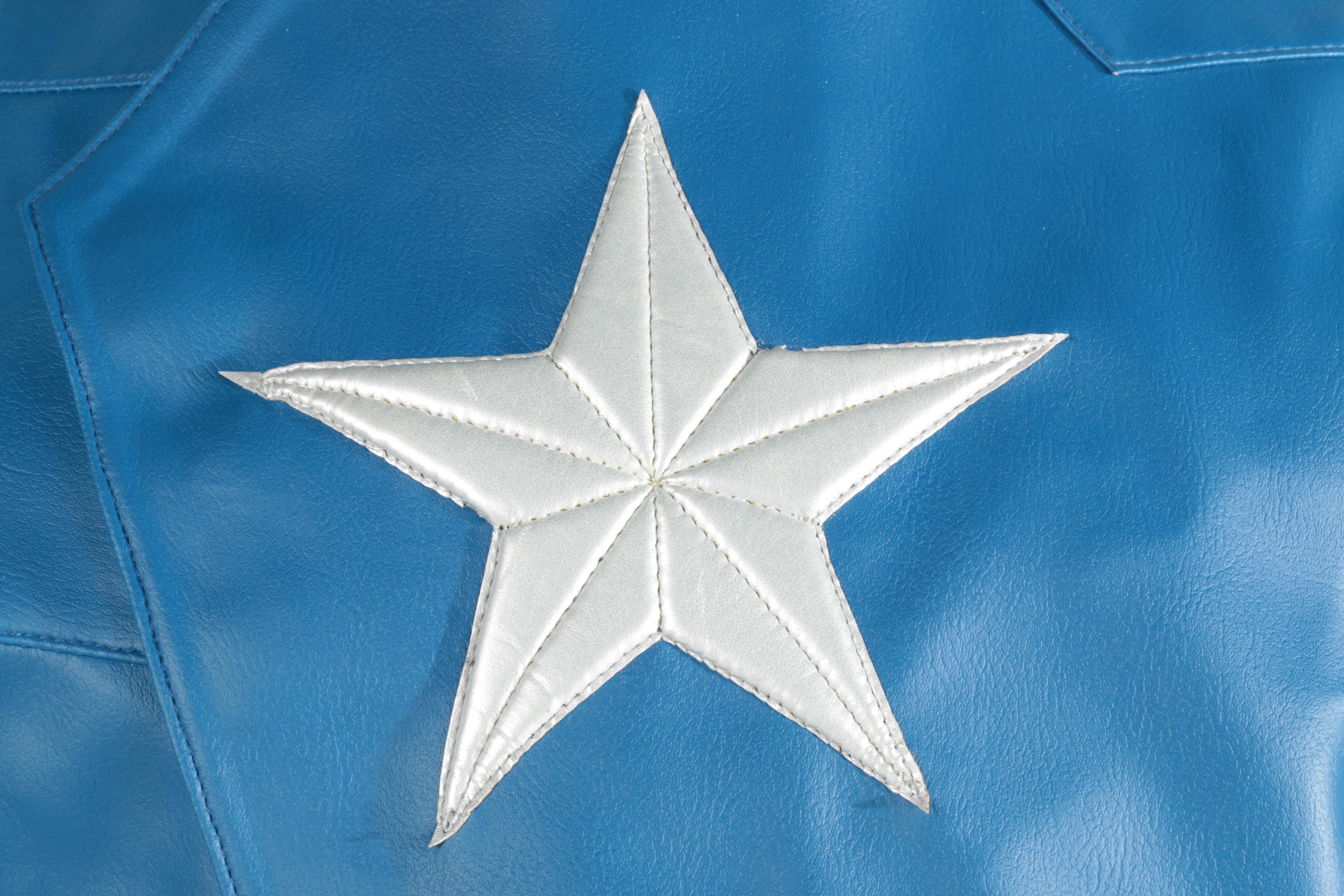 Men's Faux Leather Captain America Jacket