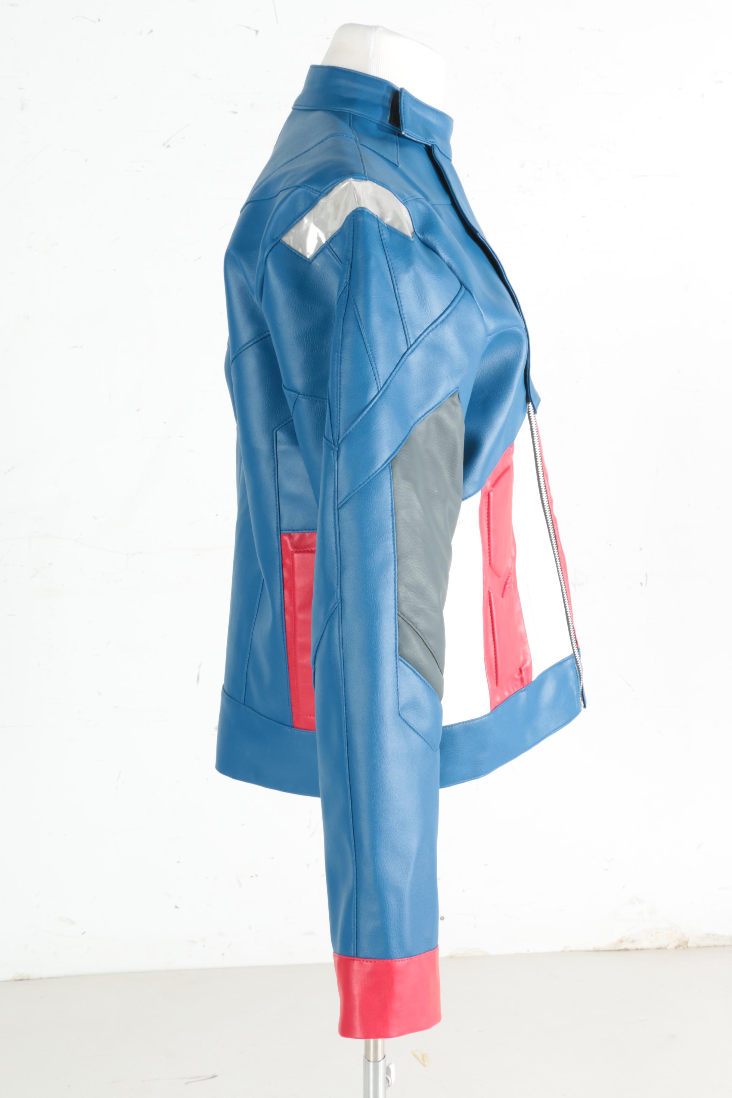 Men's Faux Leather Captain America Jacket