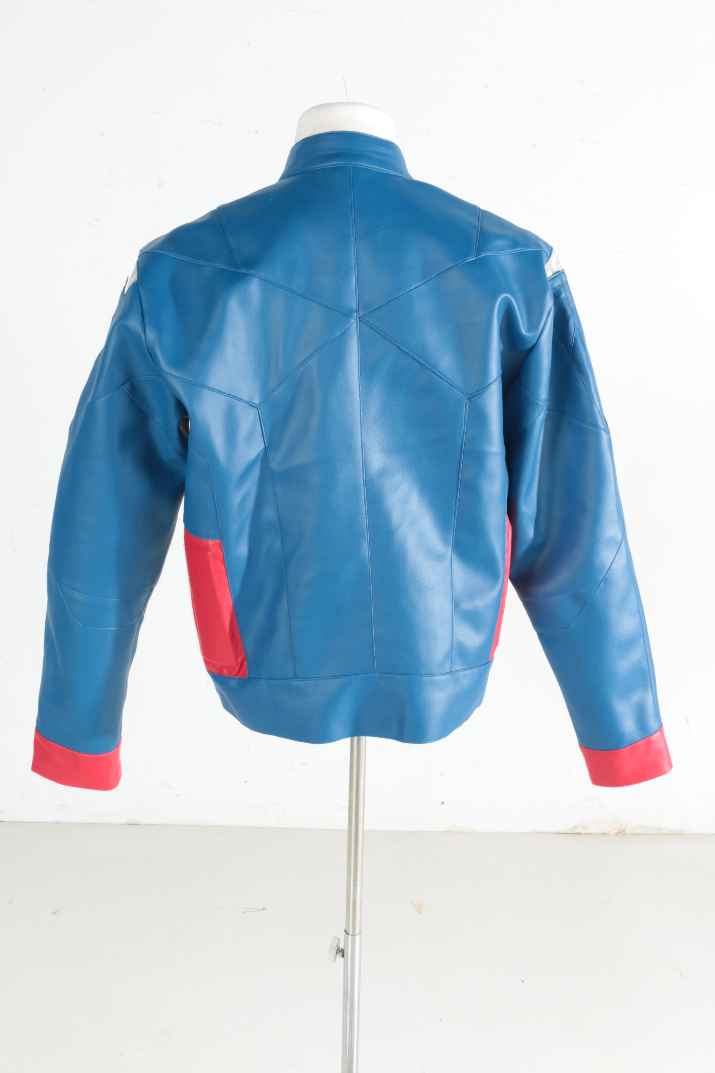Men's Faux Leather Captain America Jacket