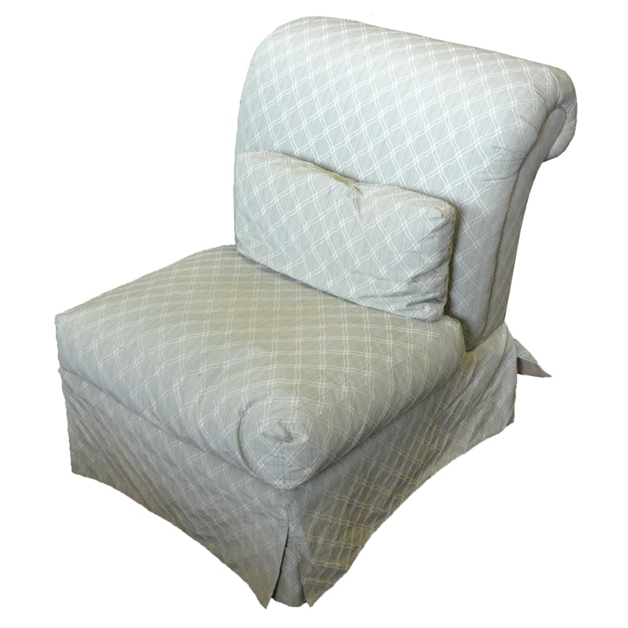 Upholstered Slipper Chair