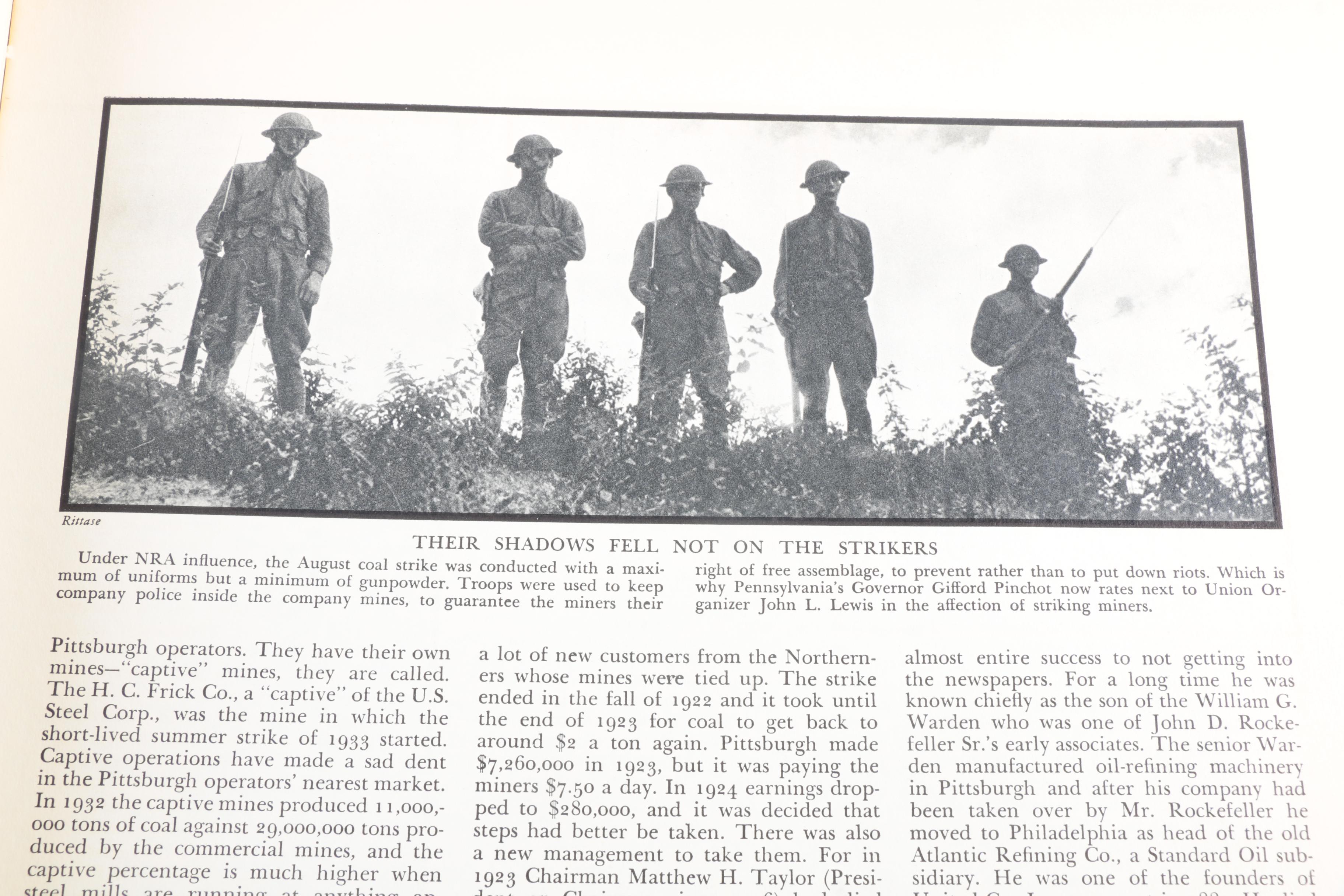 Vintage 1933 "Fortune" Magazine