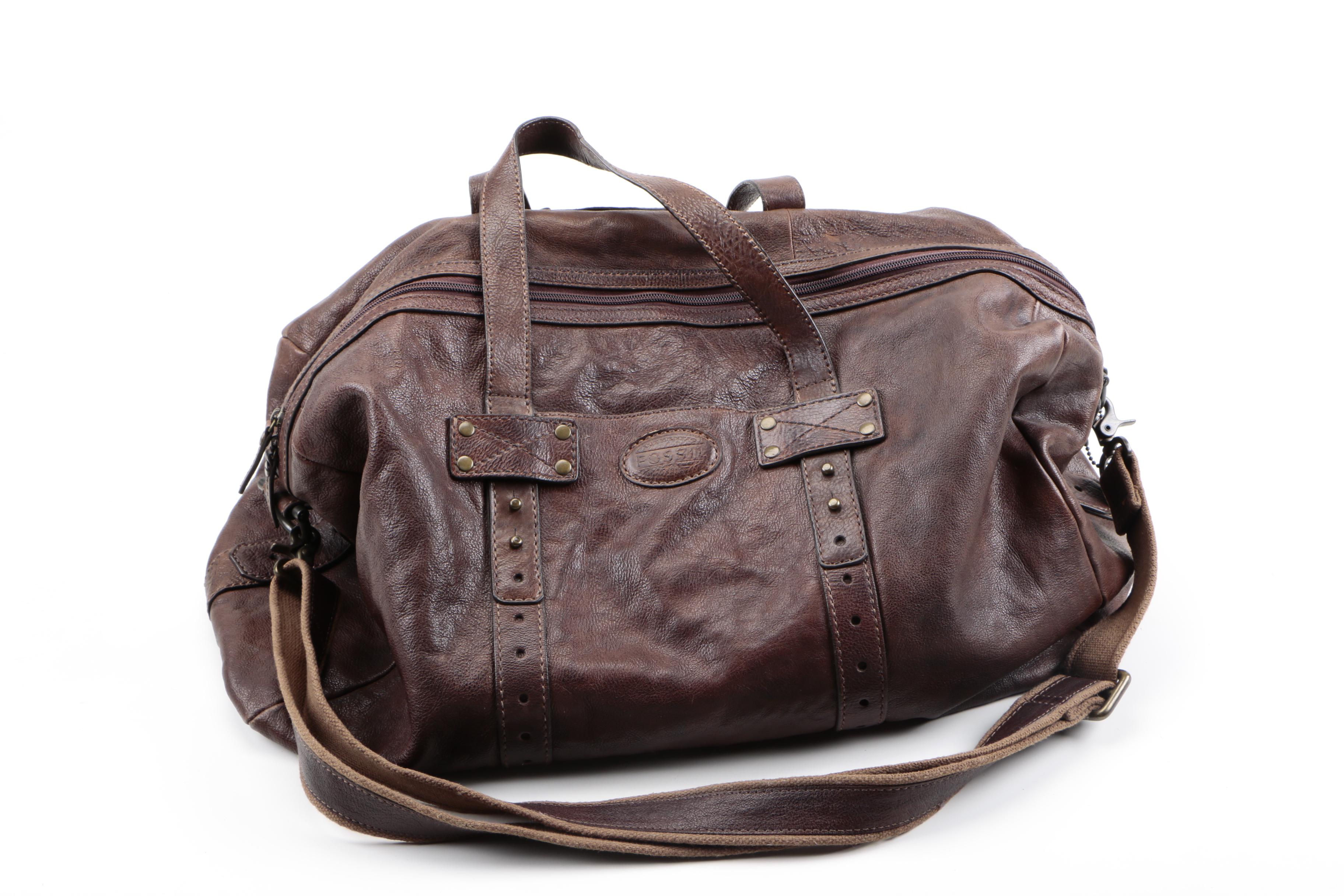 Fossil Duffle Bag and Carpisa Backpack