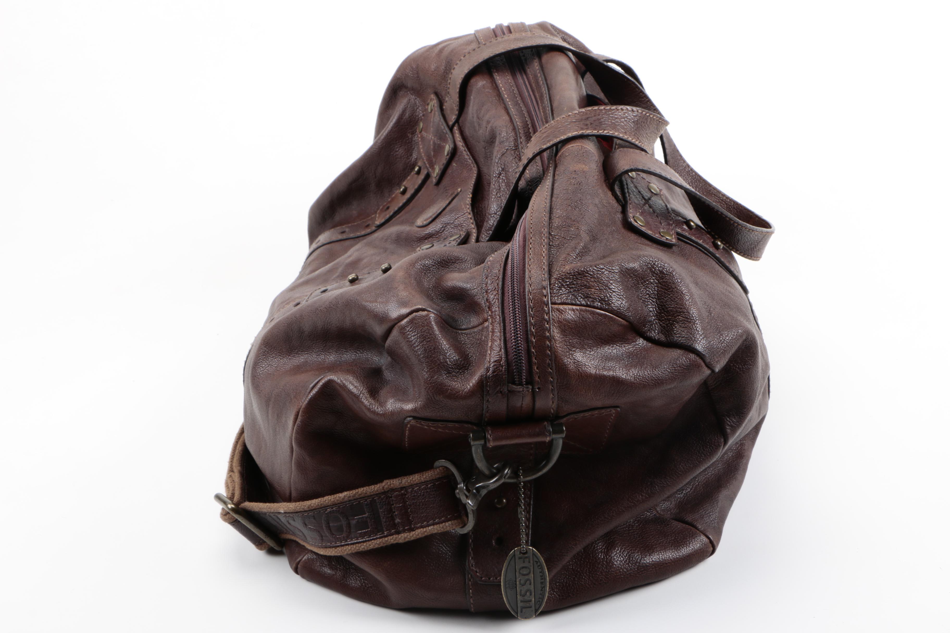 Fossil Duffle Bag and Carpisa Backpack