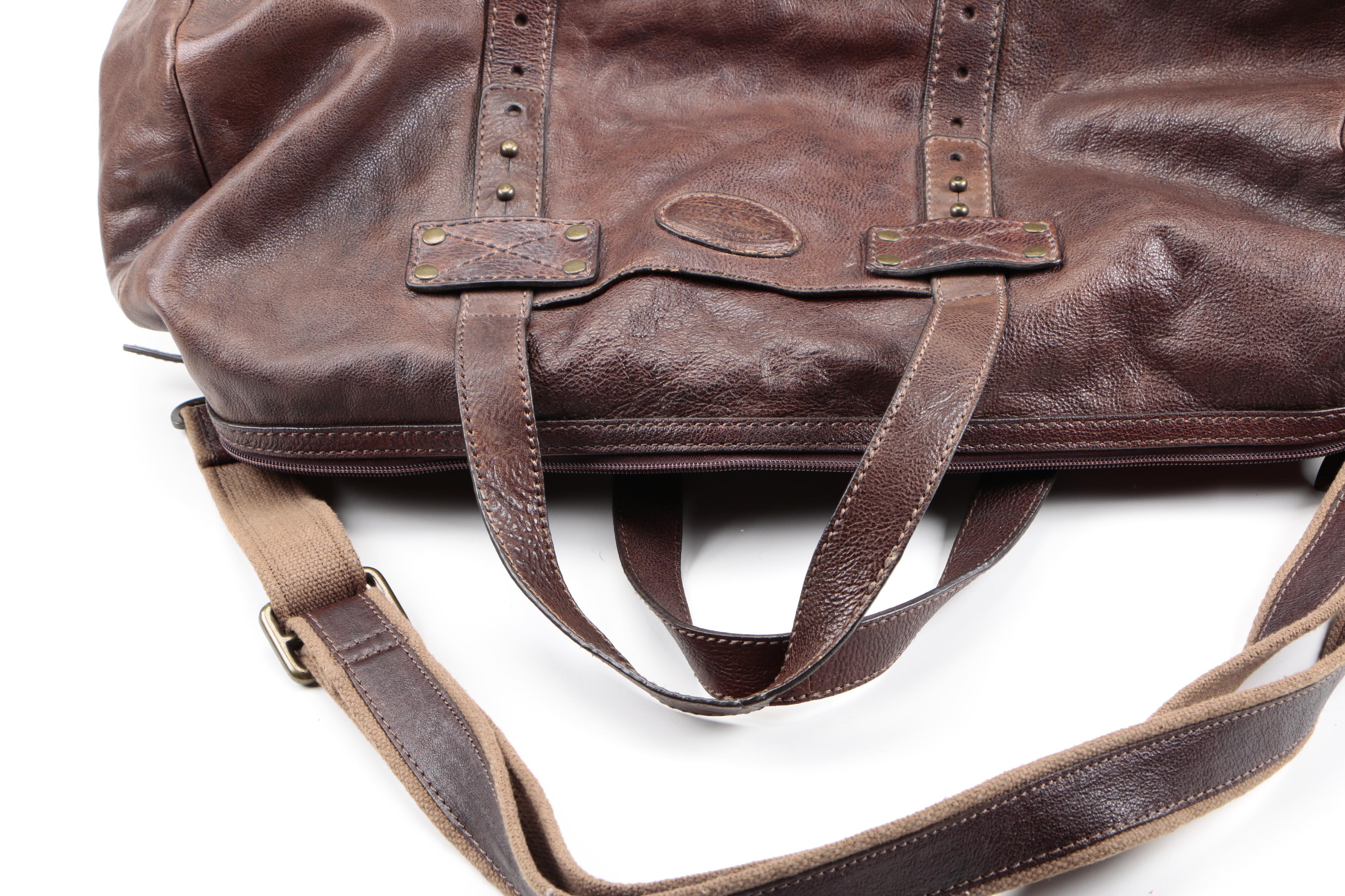 Fossil Duffle Bag and Carpisa Backpack