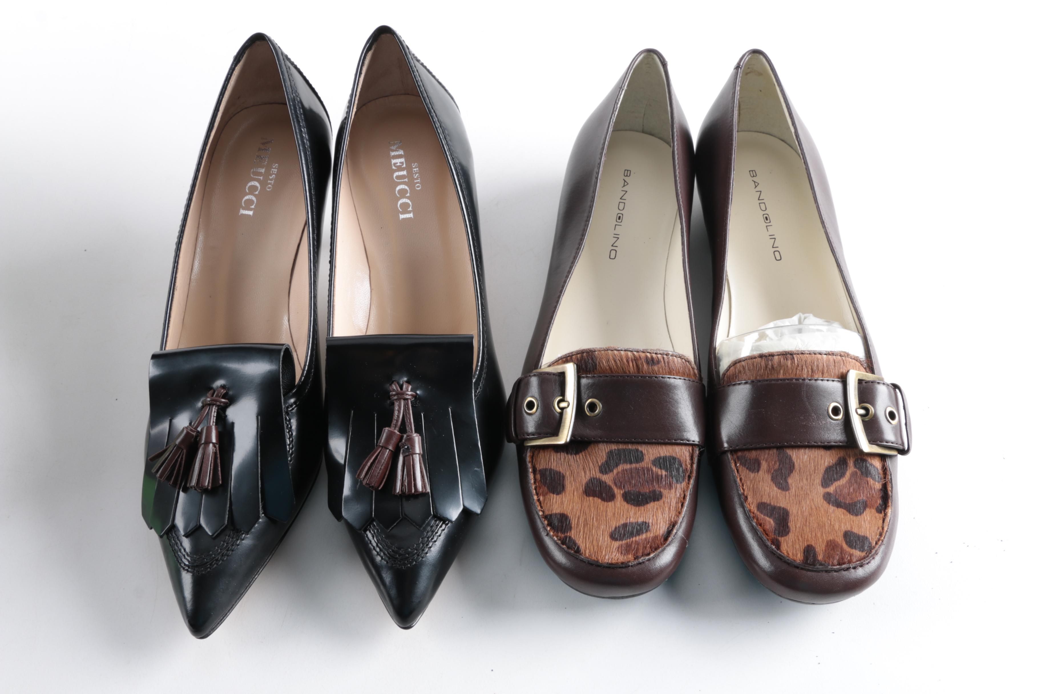 Four Pairs of Womens Shoes Including Sesto Meucci