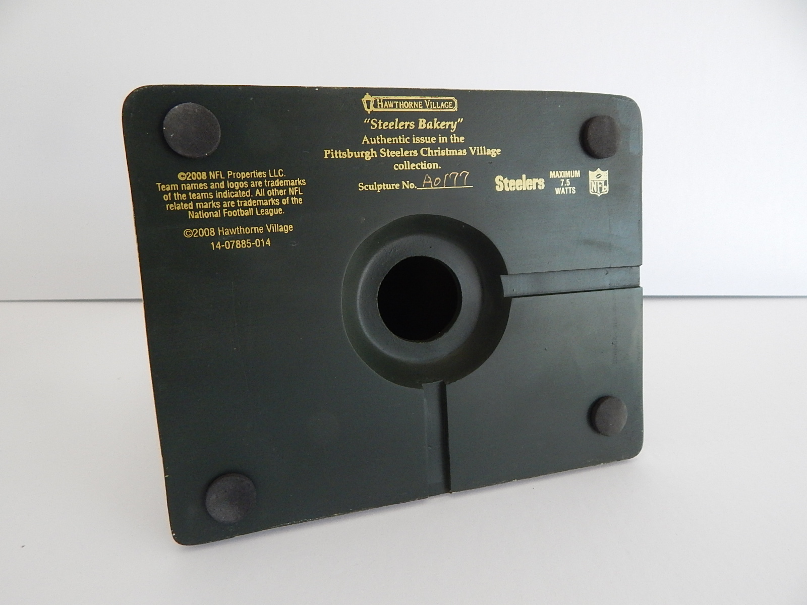 Hawthorne Village NFL Pittsburgh "Steelers Bakery" Christmas Village