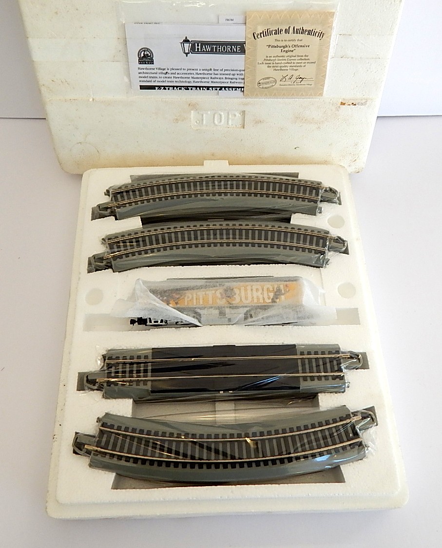 Hawthorne Village NFL "Pittsburgh Offensive Engine" Christmas Train