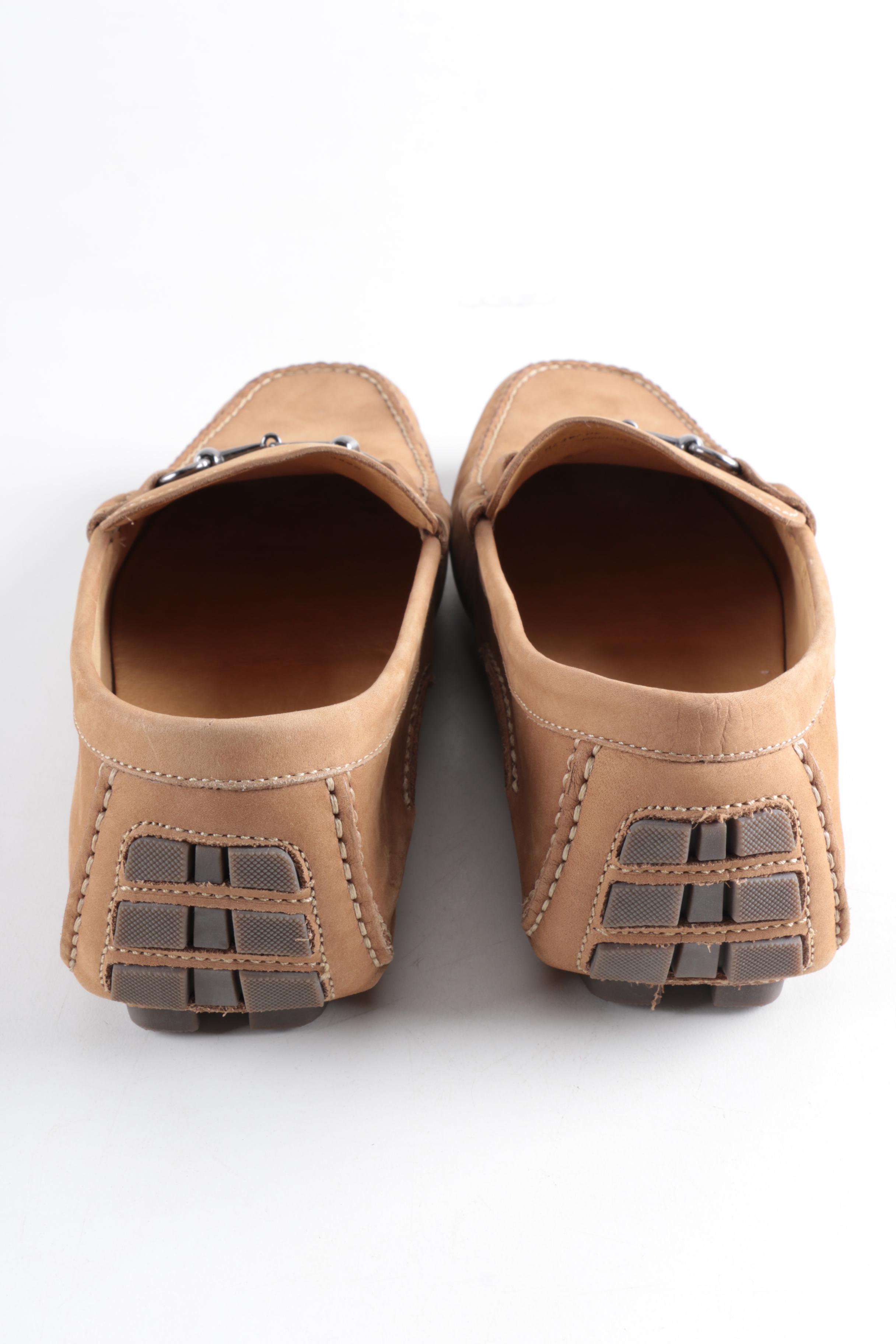 Peter Millar Brown Nubuck Driving Shoes