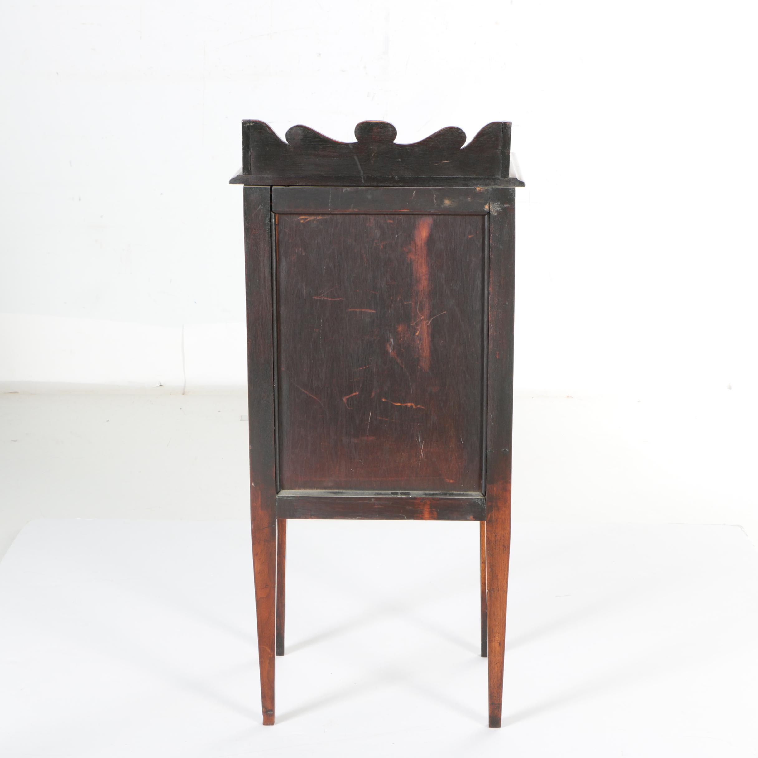 Antique Smoking Side Table