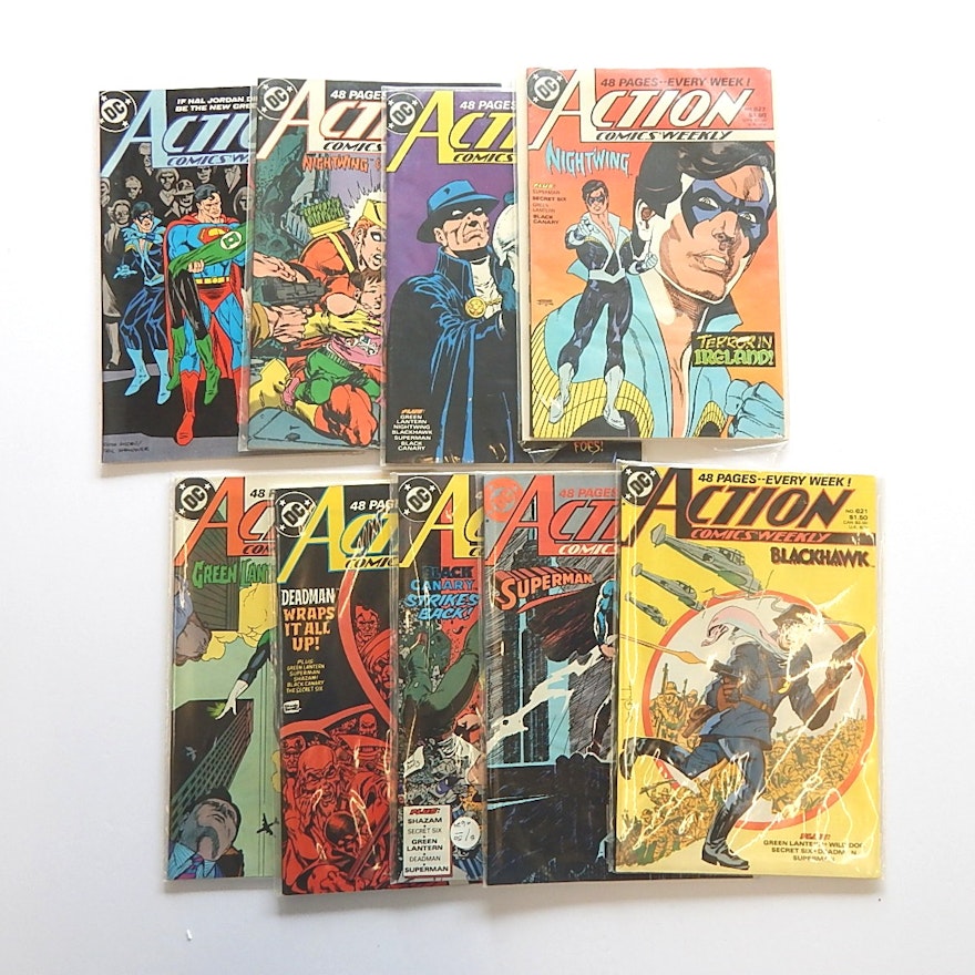 Modern Age DC Comics with "Action Comics"