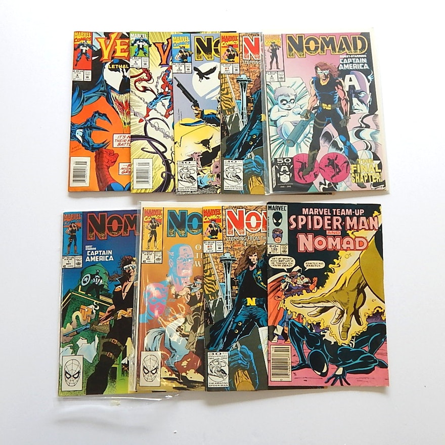 Bronze and Modern Age Marvel Comics with "Nomad"
