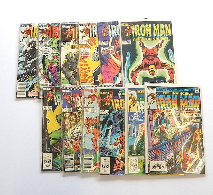 Modern Age Marvel Comics with "The Invincible Iron Man"