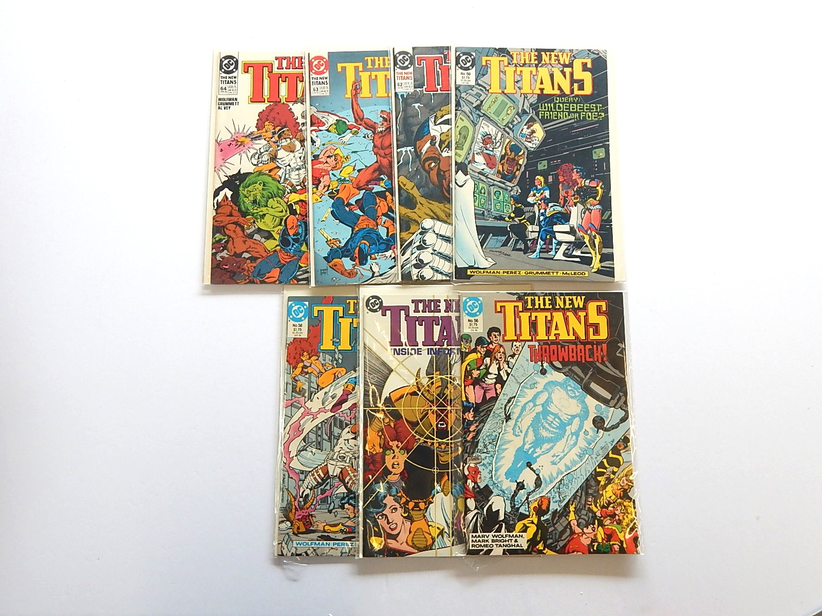 Modern Age DC Comics with "The New Titans"