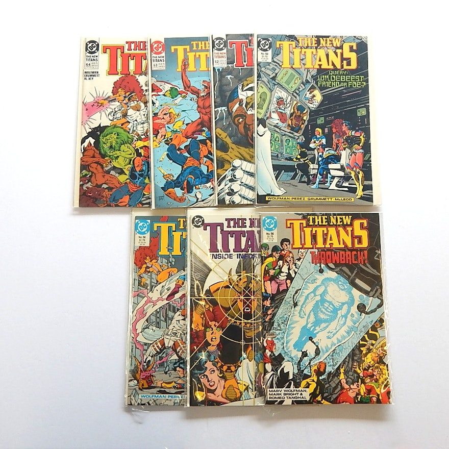 Modern Age DC Comics with "The New Titans"