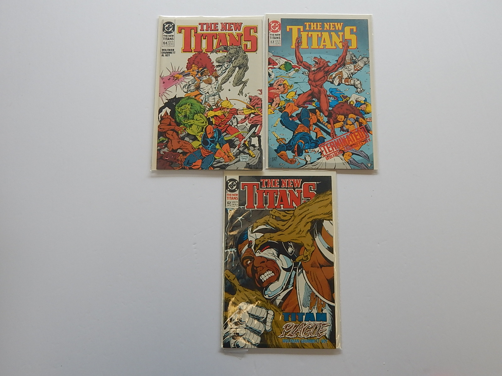 Modern Age DC Comics with "The New Titans"