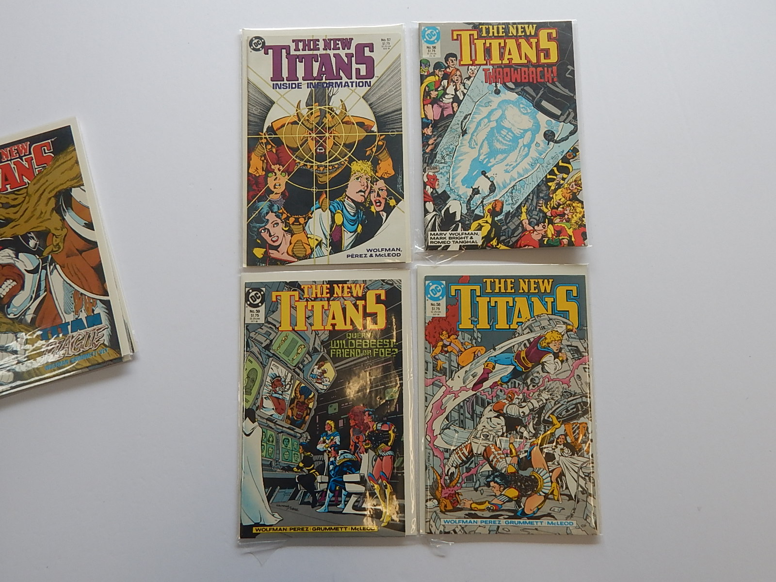 Modern Age DC Comics with "The New Titans"