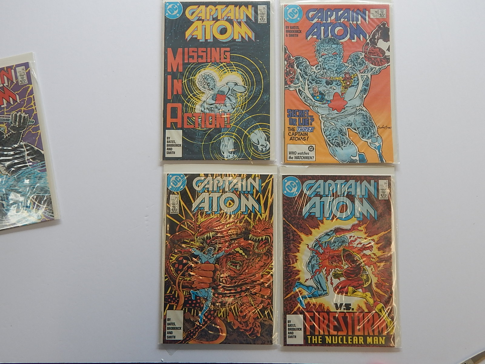 Bronze and Modern Age DC Comics with "Captain Atom"