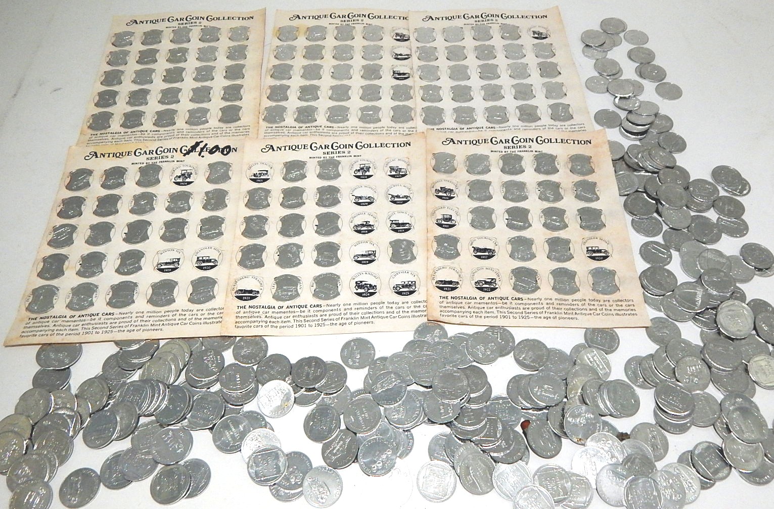 Franklin Mint Antique Car Coins and Landmark Coins