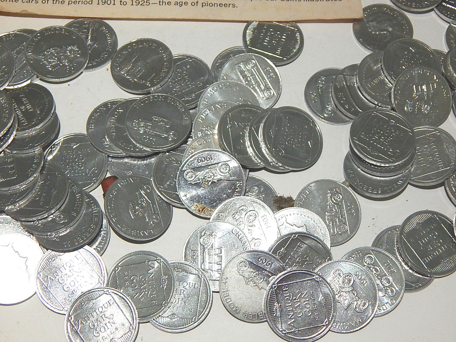 Franklin Mint Antique Car Coins and Landmark Coins