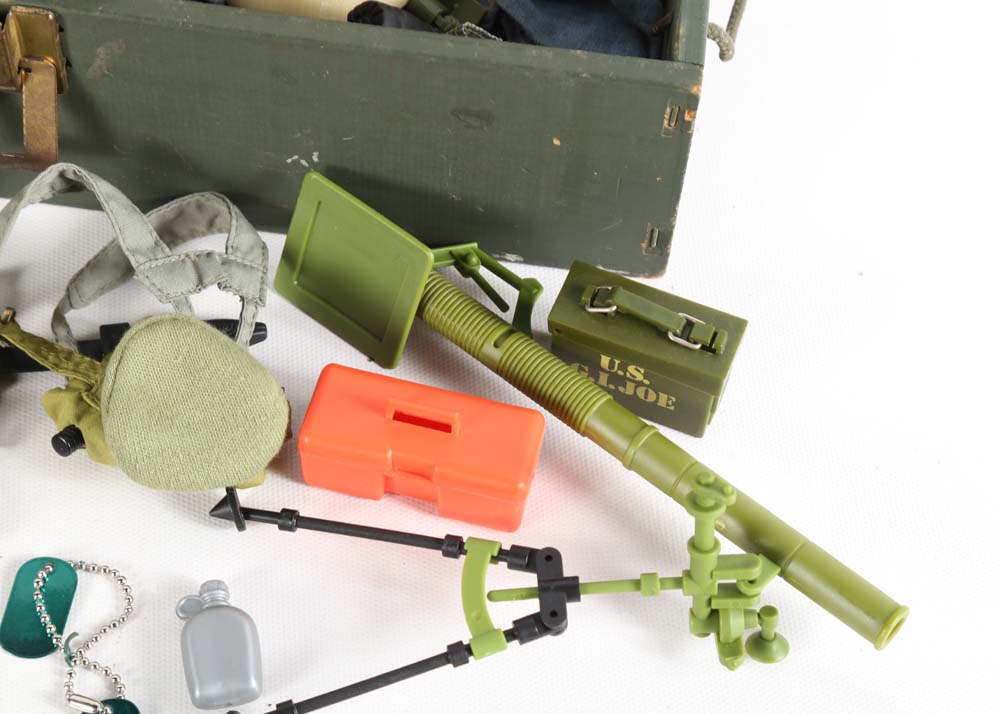Vintage GI Joe Foot Lockers and Accessories