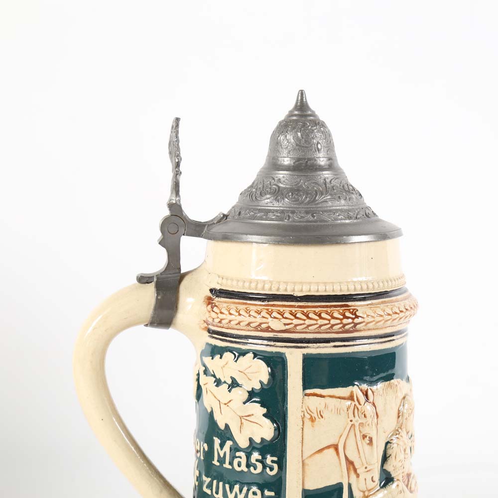 Set of Three Vintage German Beer Steins