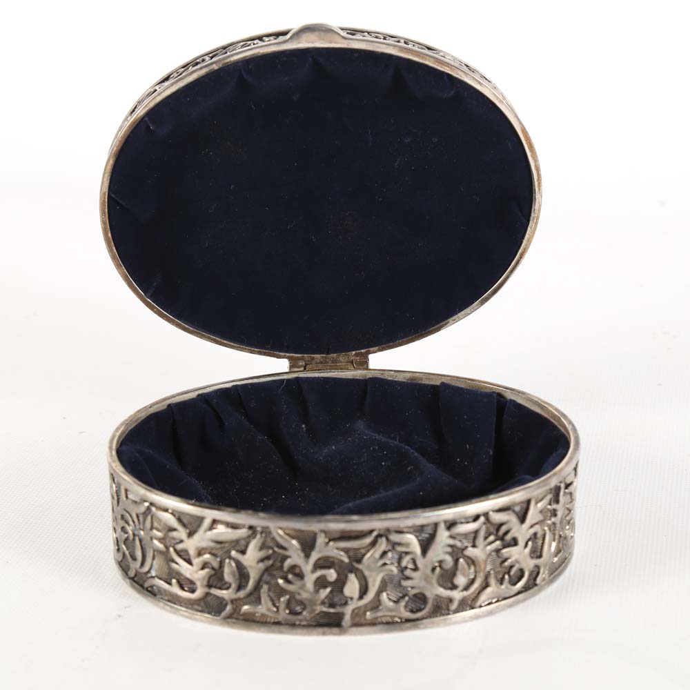 Collection of Vintage Jewelry and Trinket Boxes