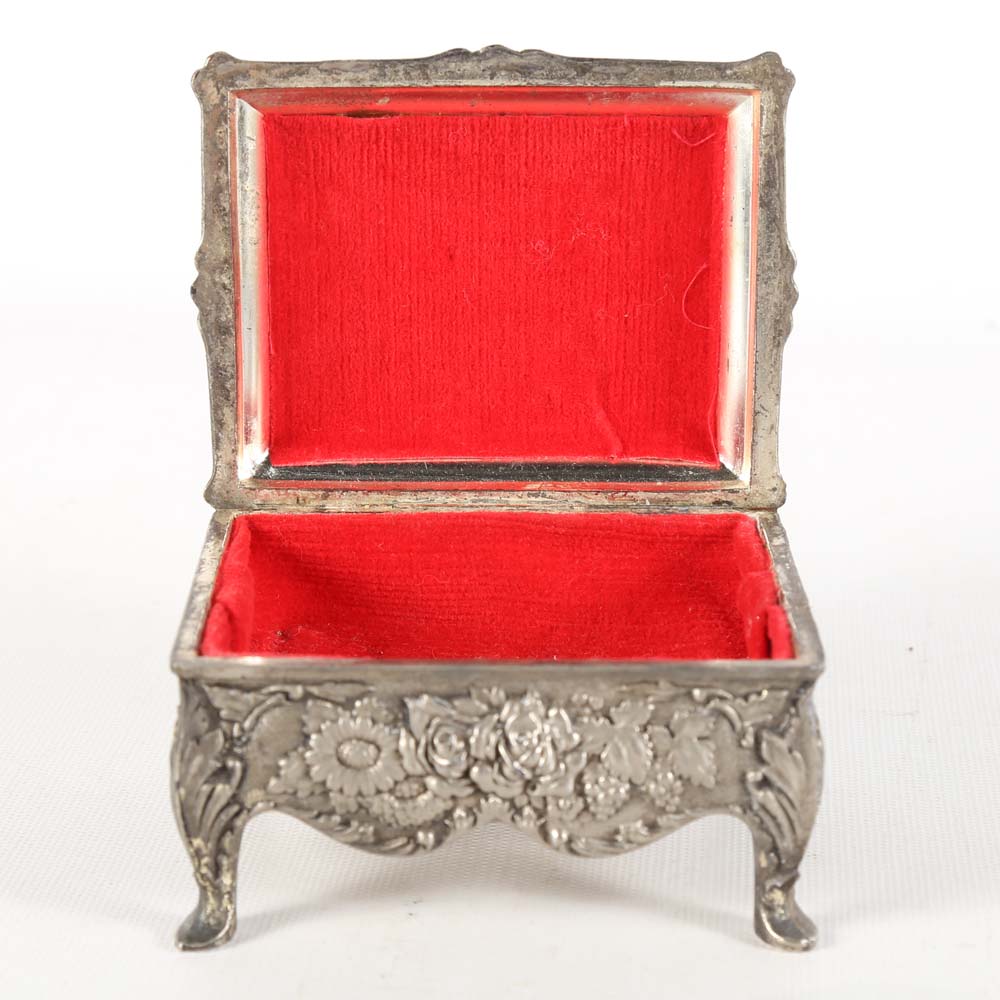 Collection of Vintage Jewelry and Trinket Boxes