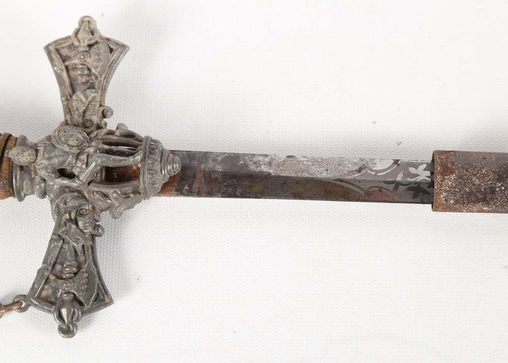 Vintage Knights of Columbus Masonic Templar Sword