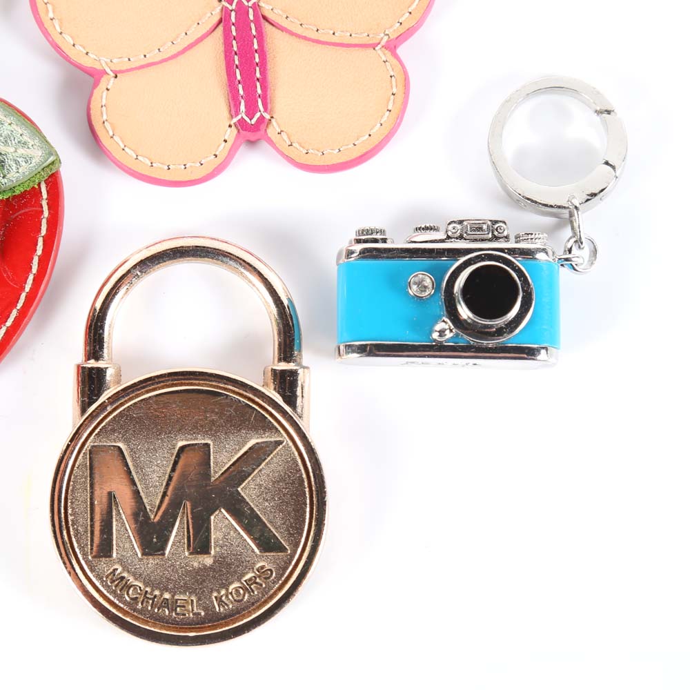 Collection of Key Fobs Including Coach