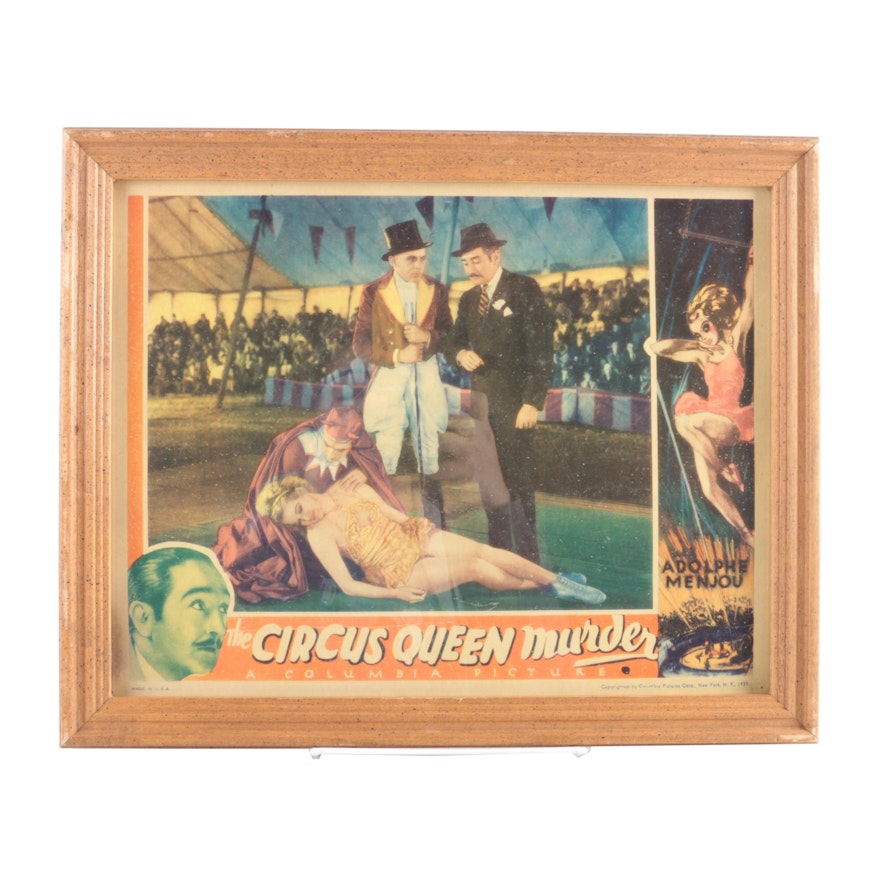 Color Lithograph of "The Circus Queen Murder"