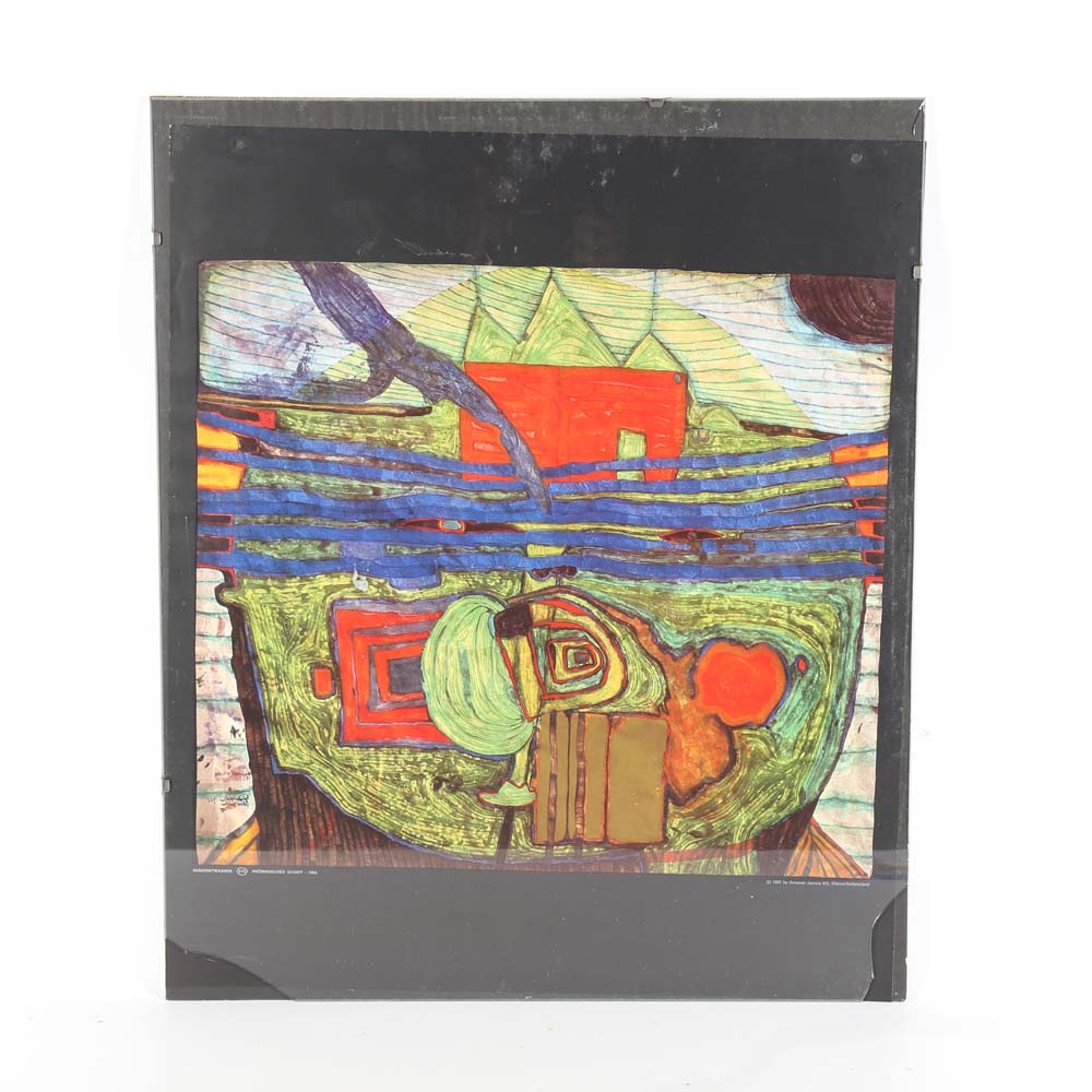 Vintage Mid Twentieth Century Offset Lithographs