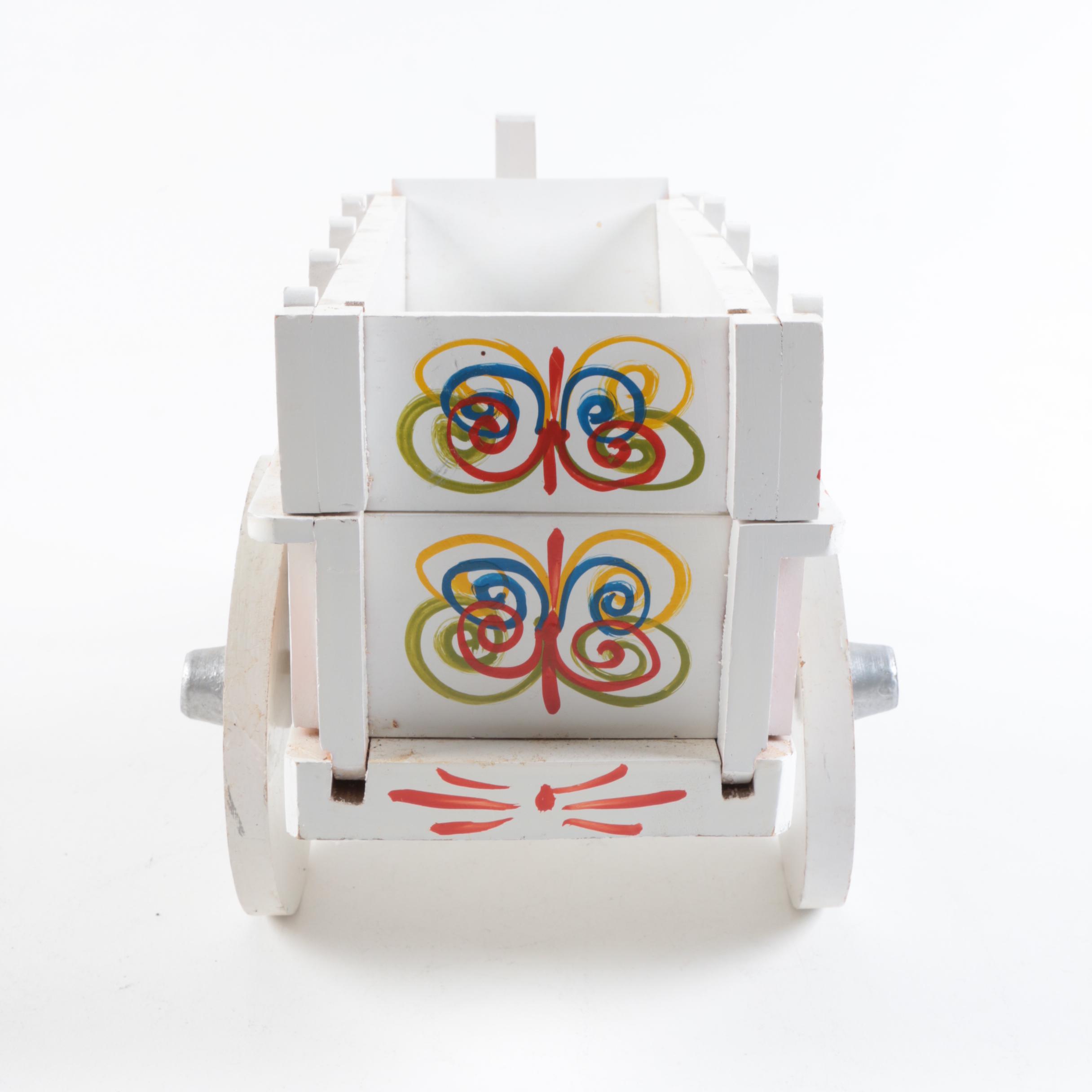 Miniature Costa Rican Decorative Wagon