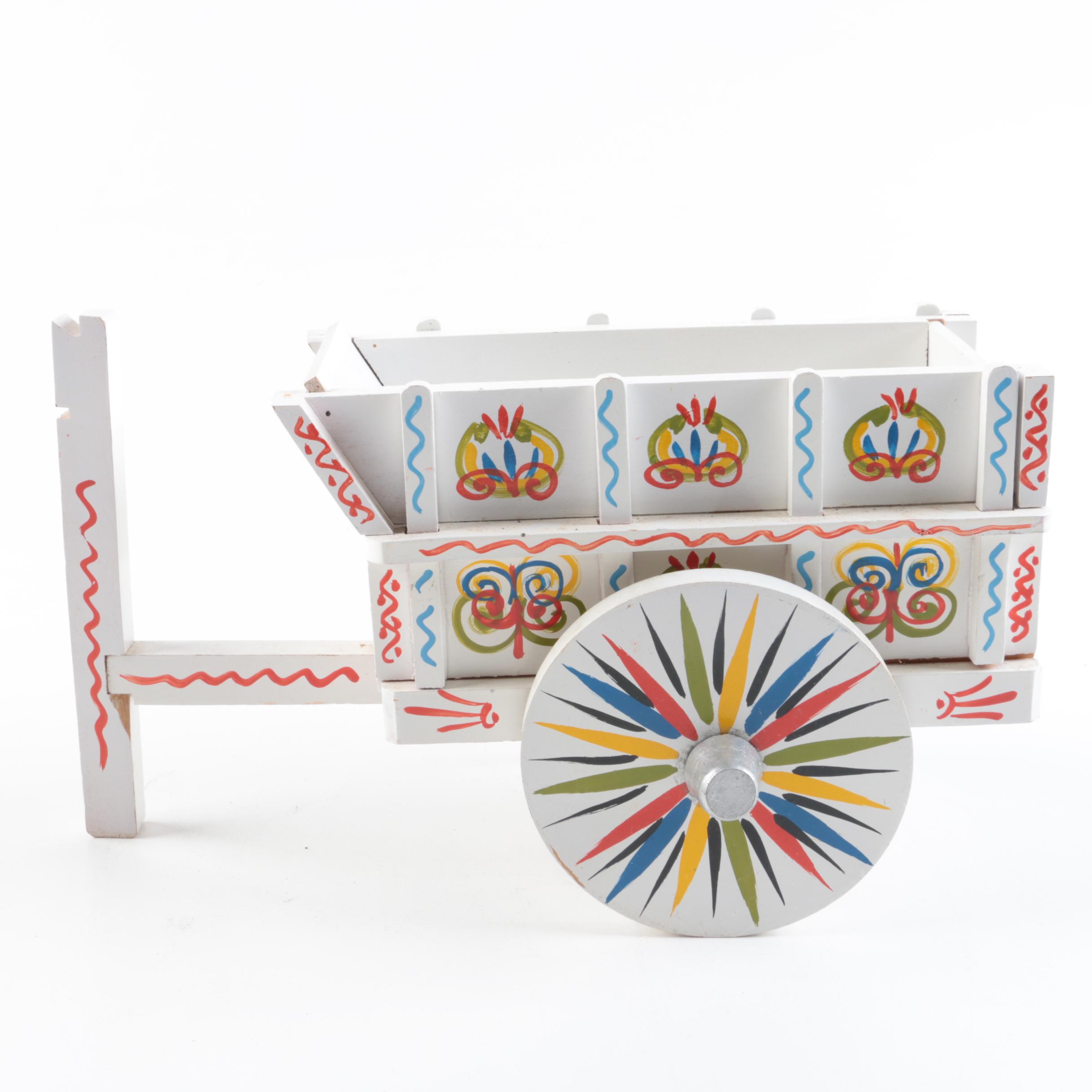 Miniature Costa Rican Decorative Wagon