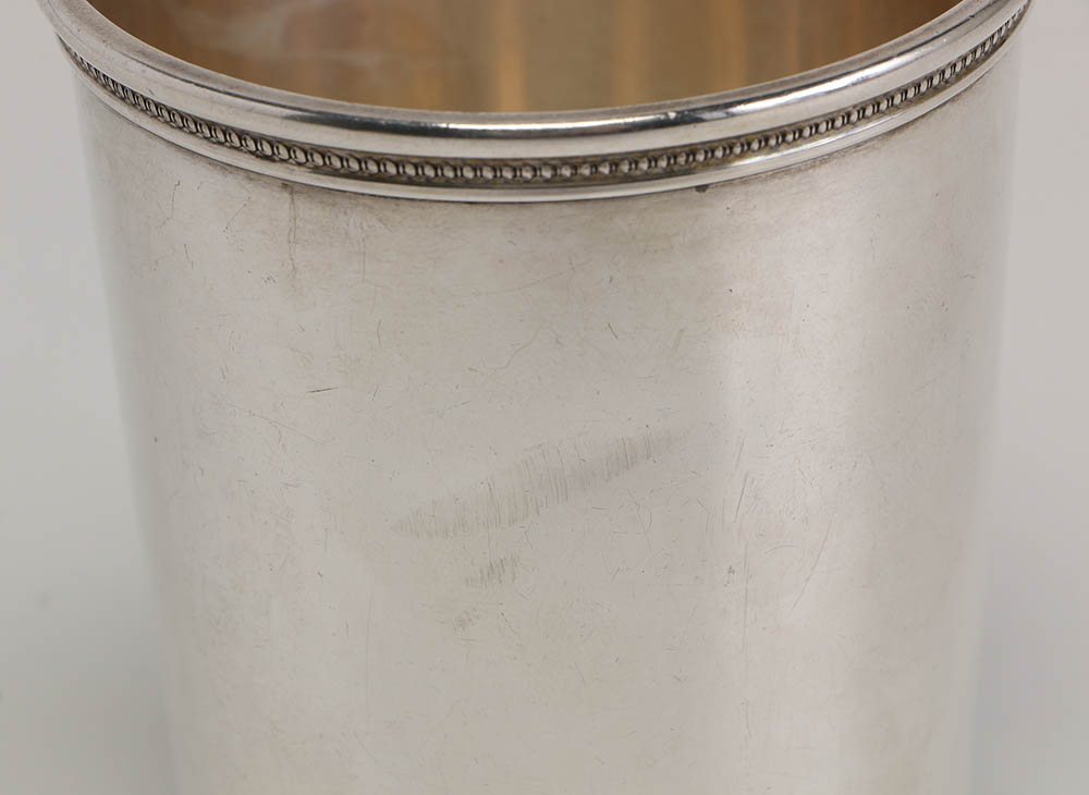 Mark J. Scearce Sterling Mint Julep Cup