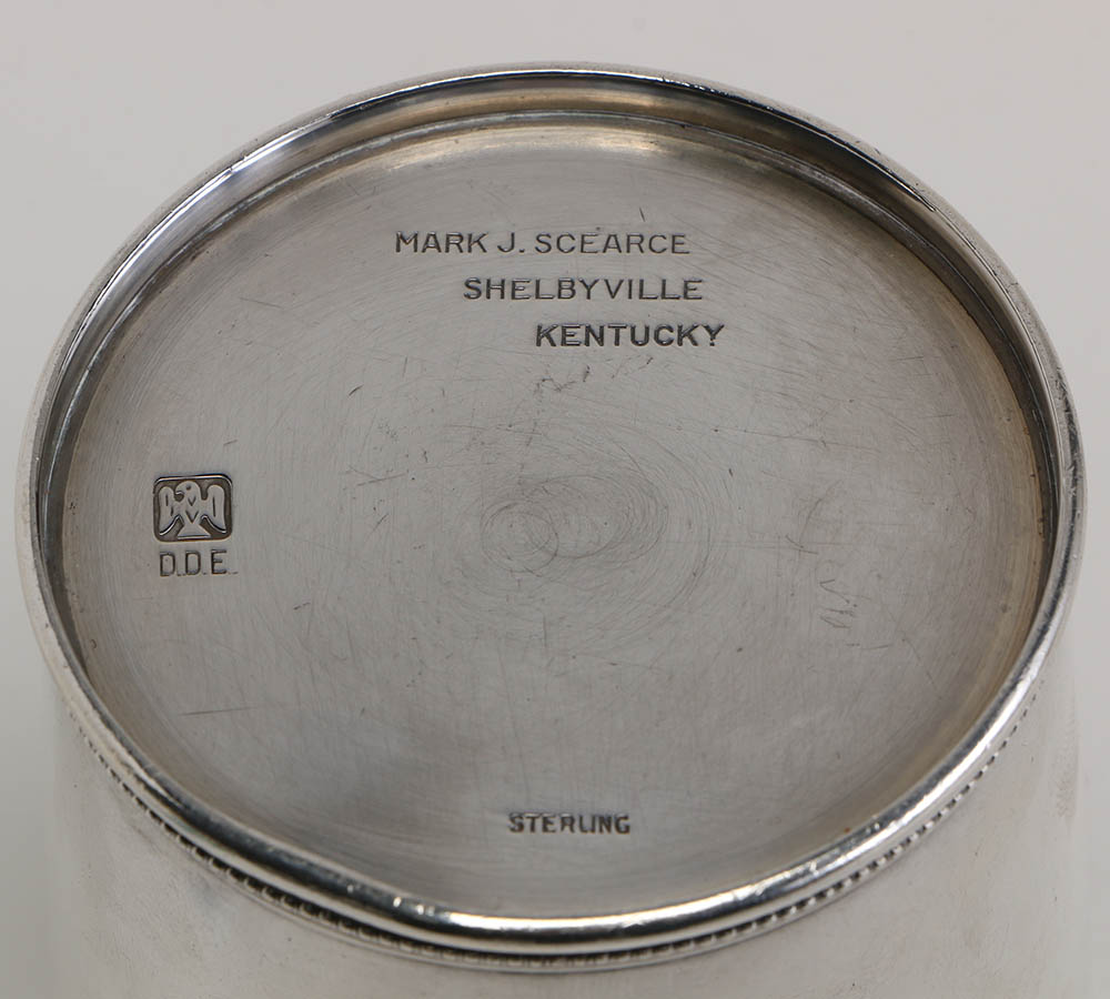 Mark J. Scearce Sterling Mint Julep Cup