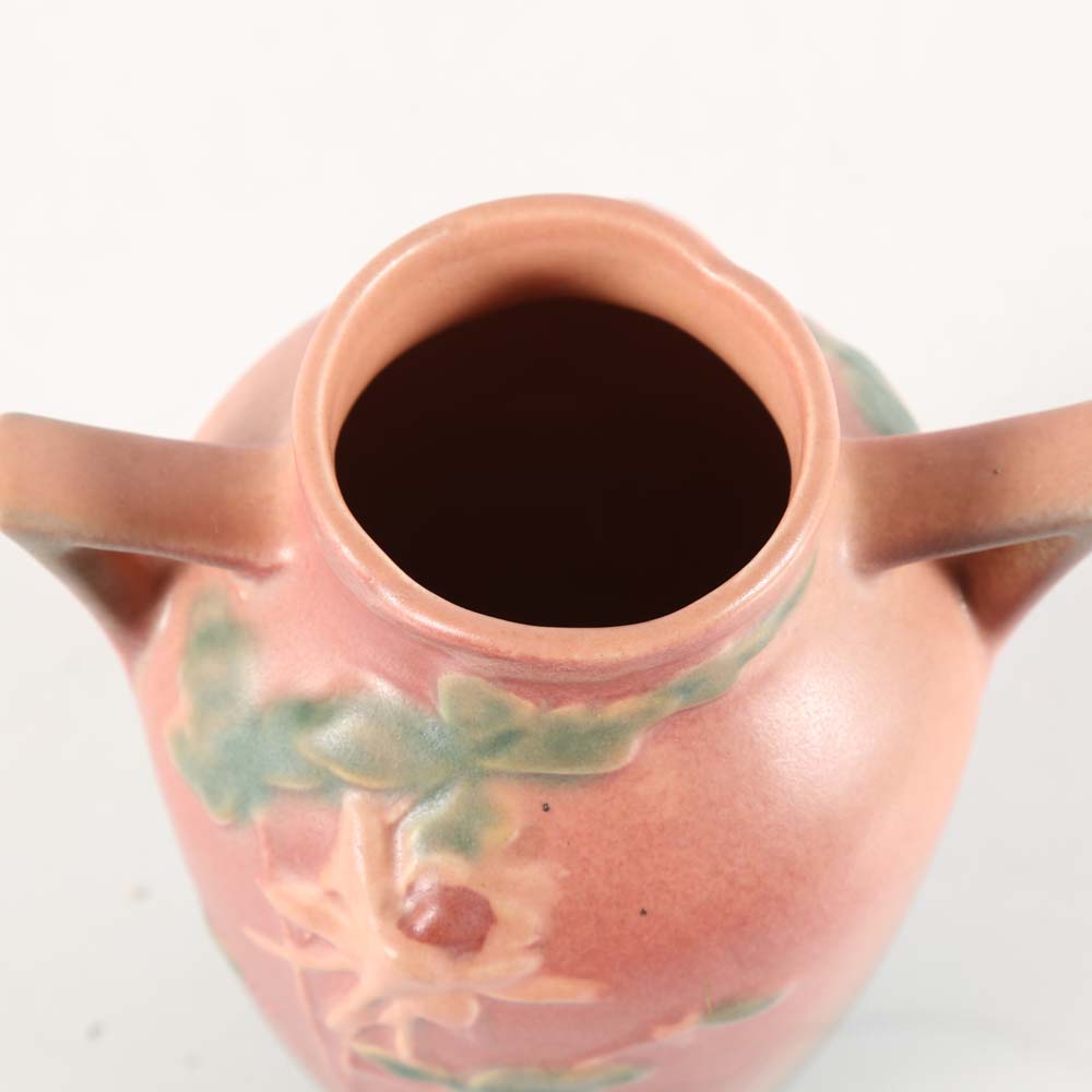 Vintage Roseville "Columbine" Pink Vase