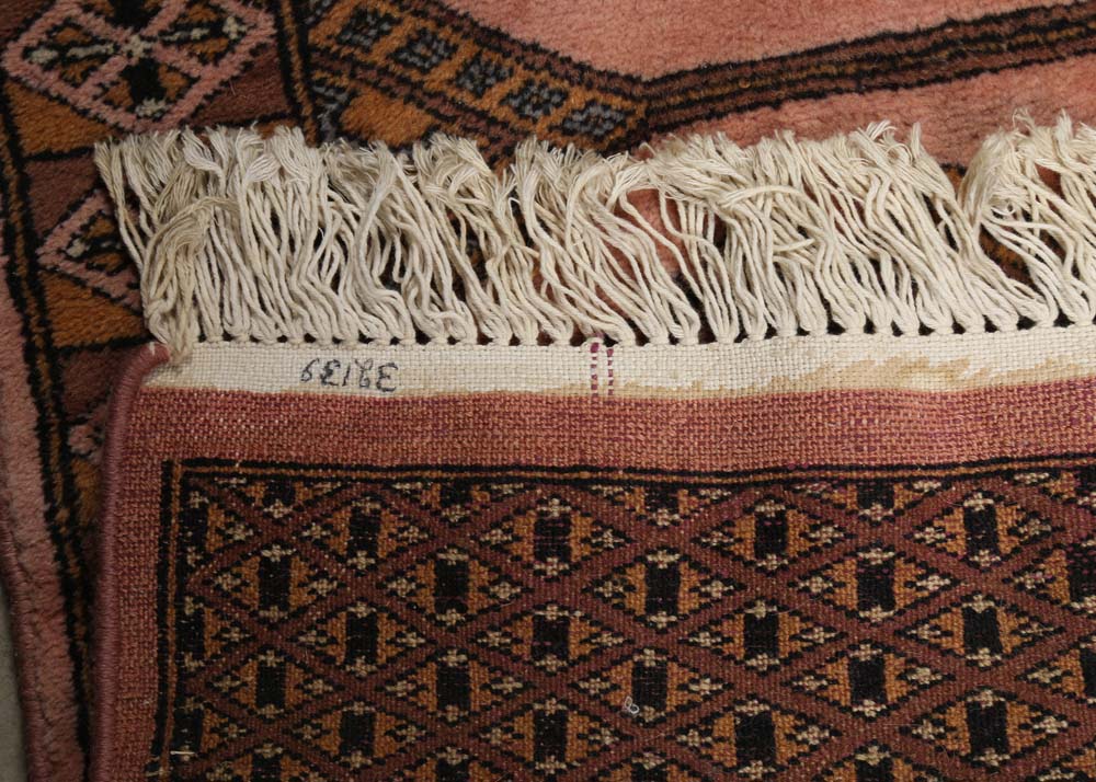 Hand-Knotted Bokhara Wool Accent Rug