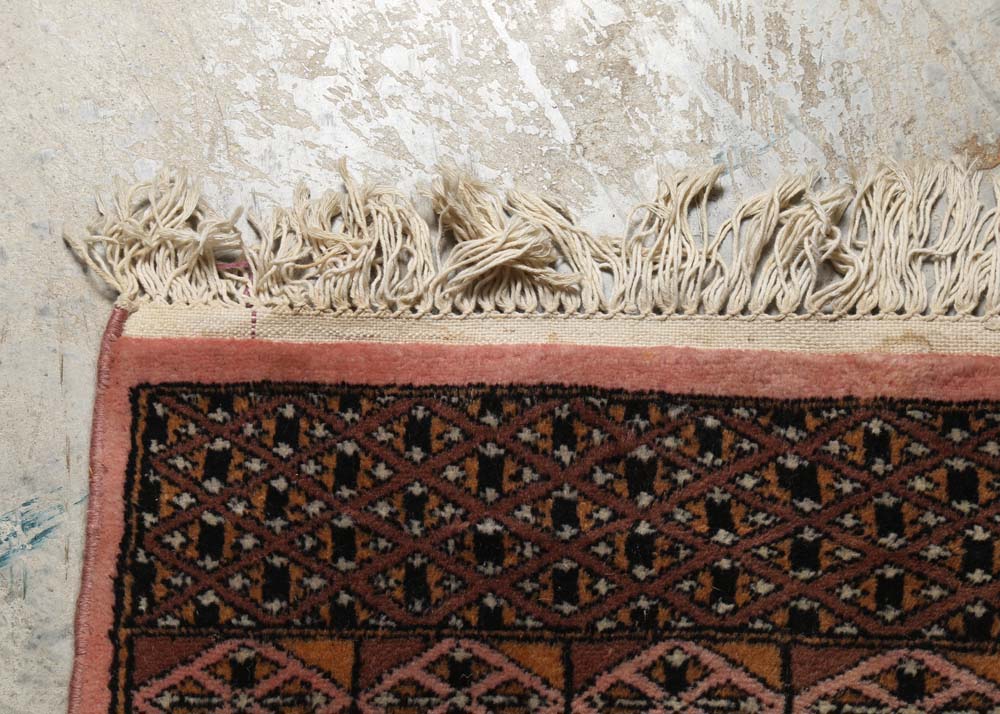 Hand-Knotted Bokhara Wool Accent Rug