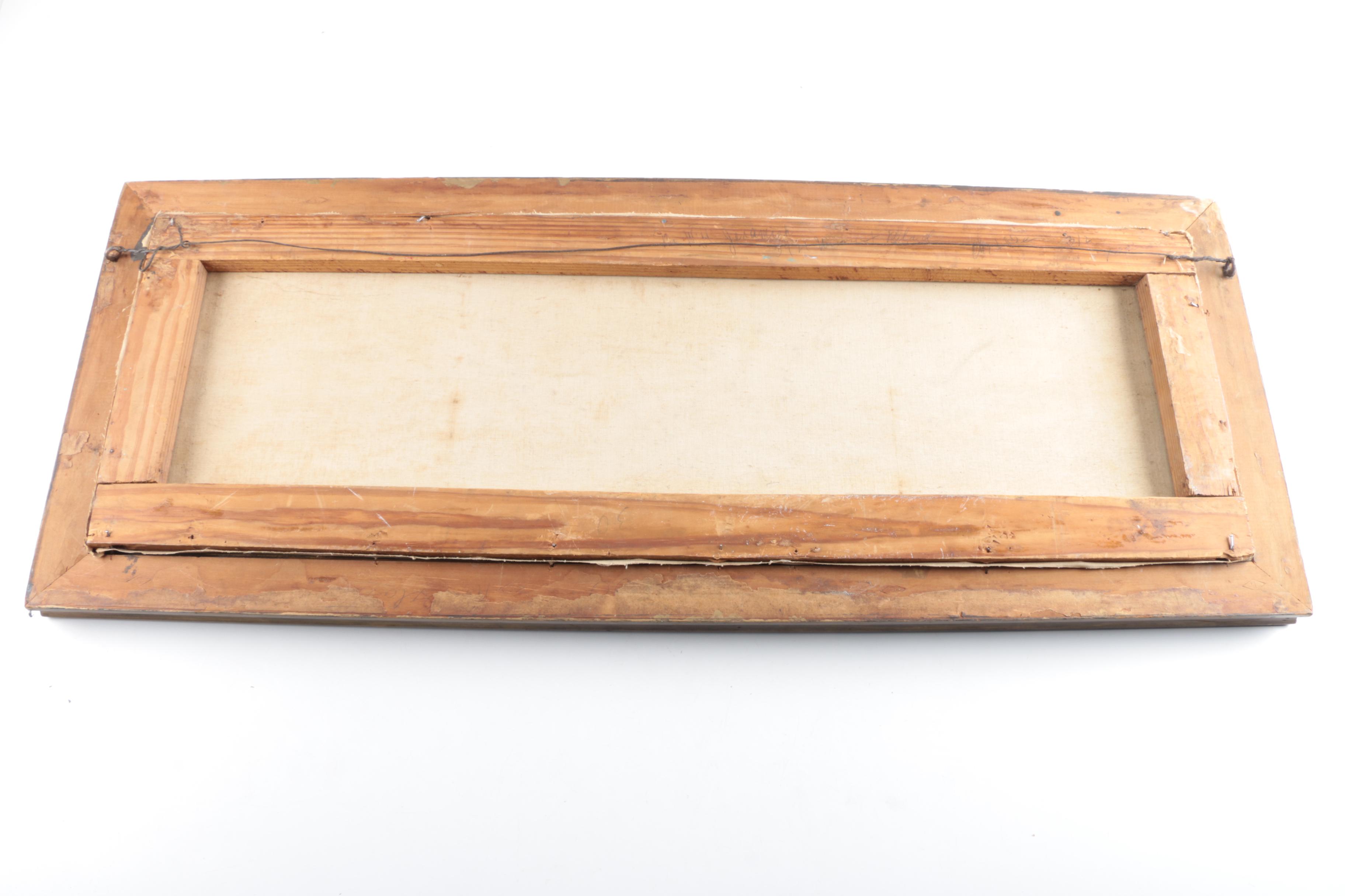 Oil Painting on Canvas of Pastoral Landscape