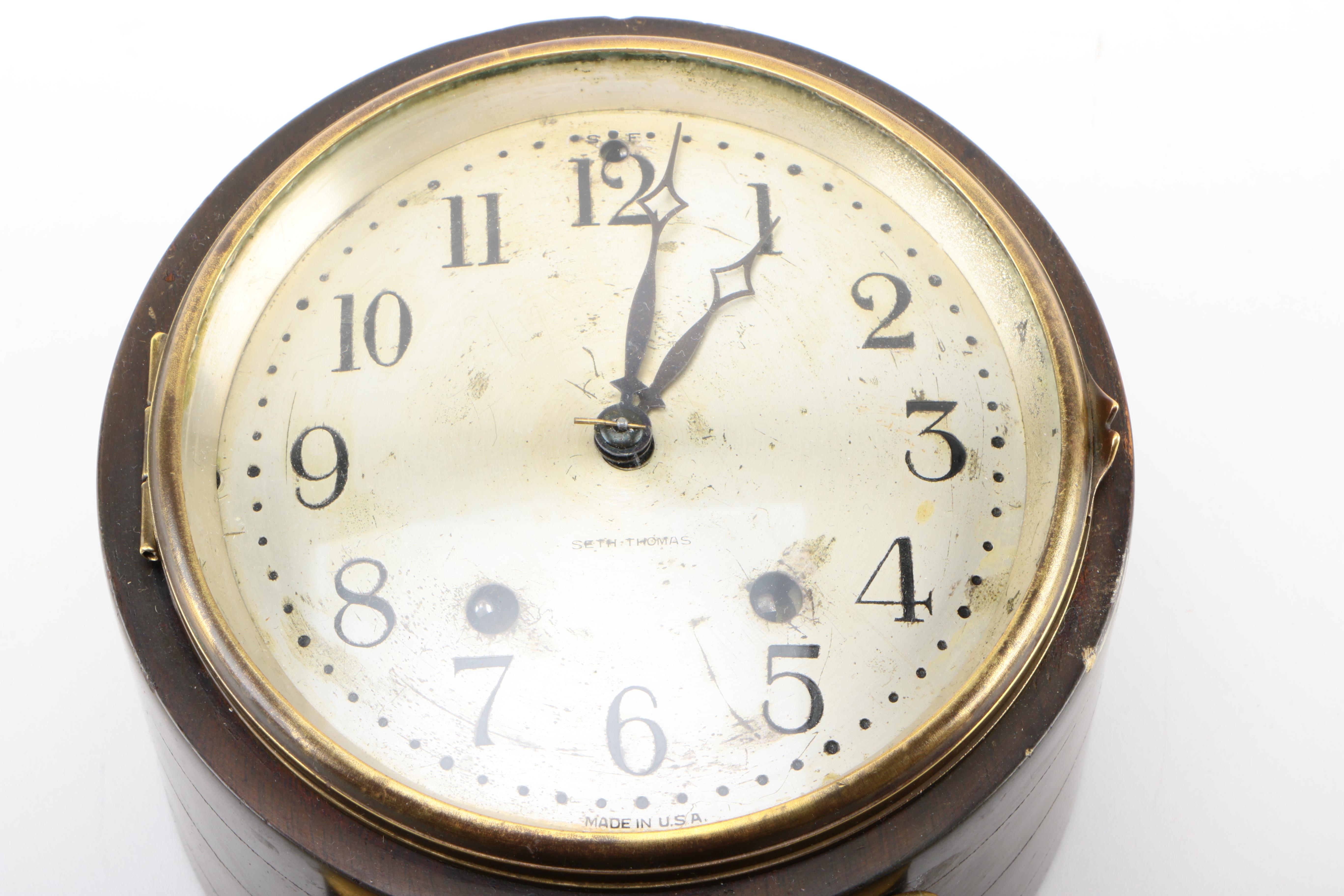 Seth Thomas "No. 2 Banjo" Wall Clock