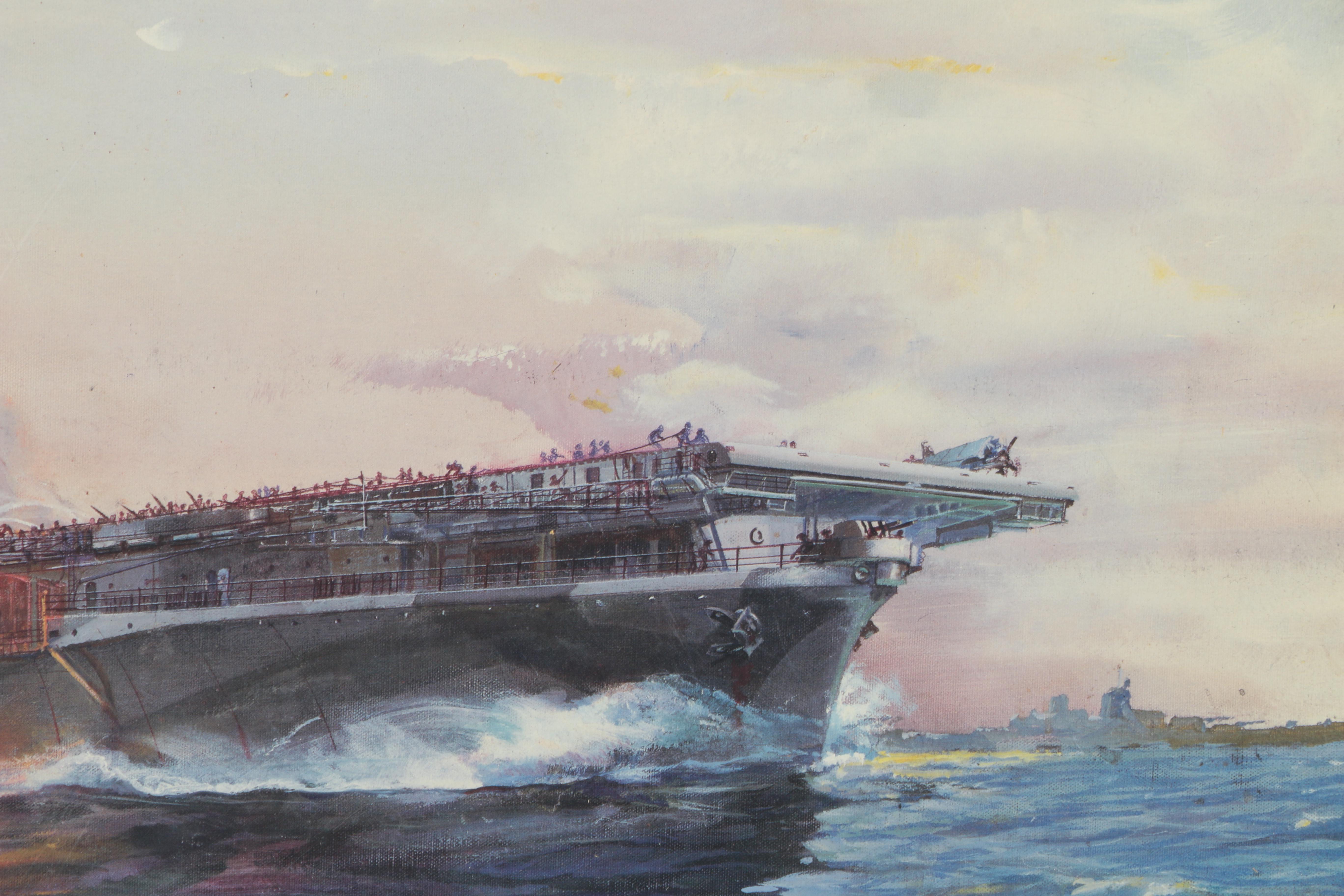 Kipp Soldwedel Offset Lithograph Print "Intrepid"